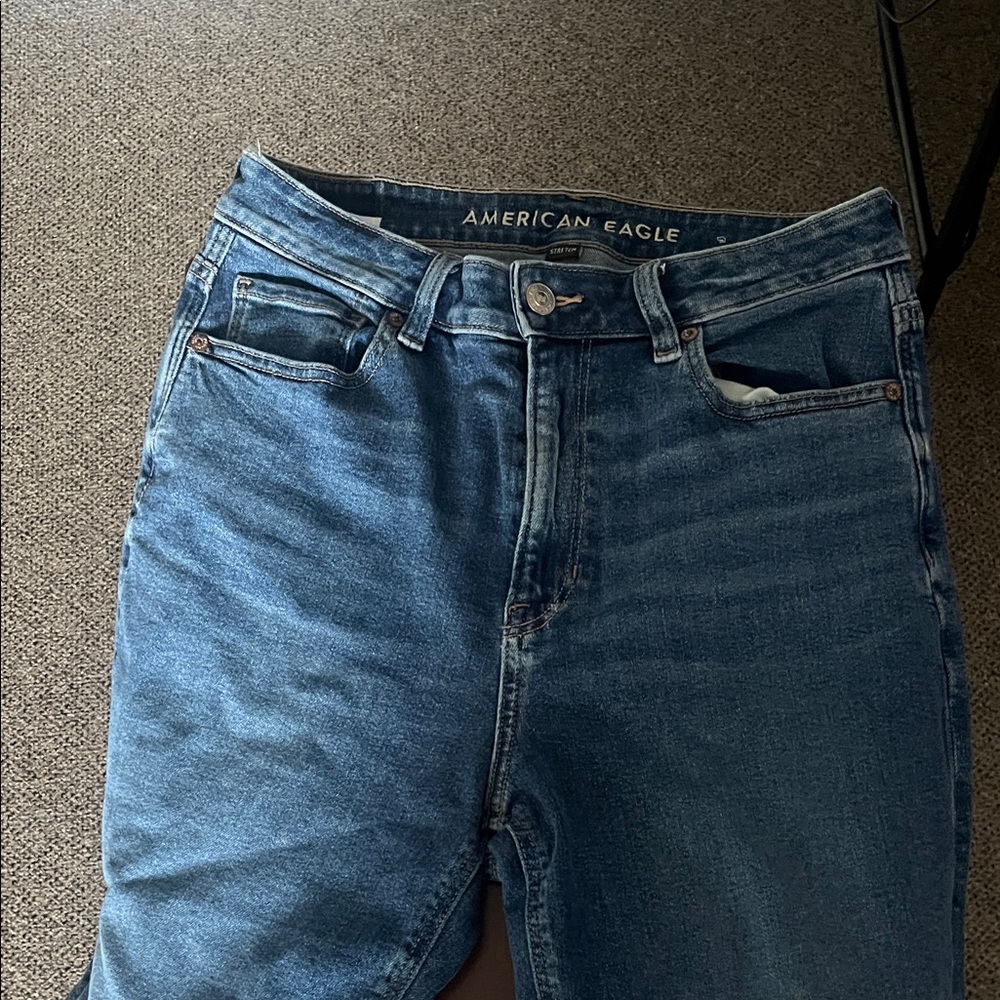 American Eagle Outfitters High Rise Blue Jeans